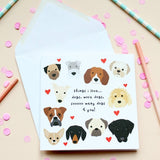 Things I Love...Dogs & You Card