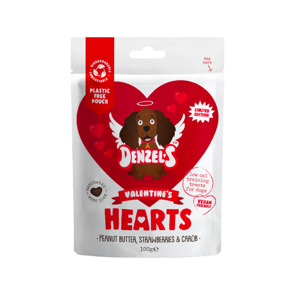 Denzel's Valentines Hearts Low Cal Training Treats - Underdog Pets