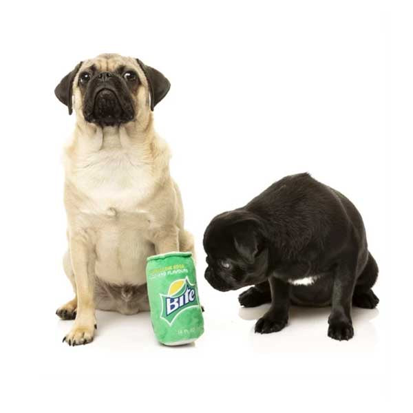 Bite Soda Plush Dog Toy - Underdog Pets