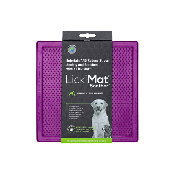Lickimat Soother Purple - Underdog Pets
