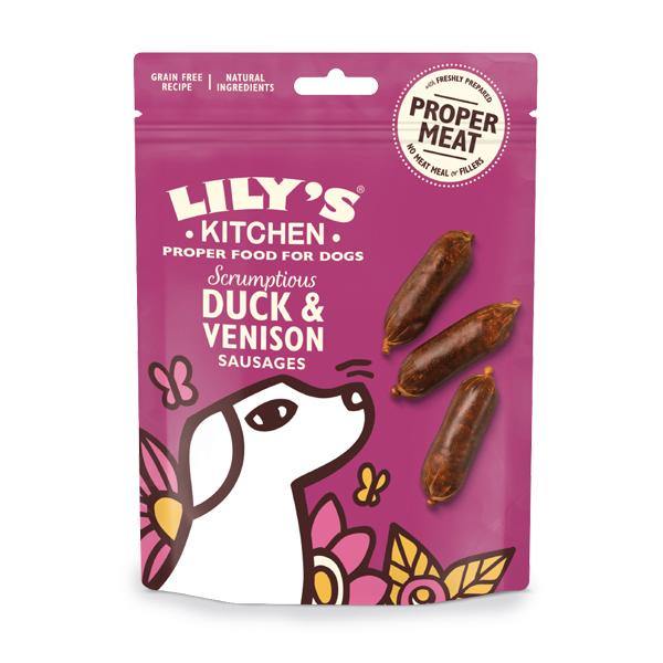 Lily's Kitchen Dog Duck & Venison Sausage - Underdog Pets