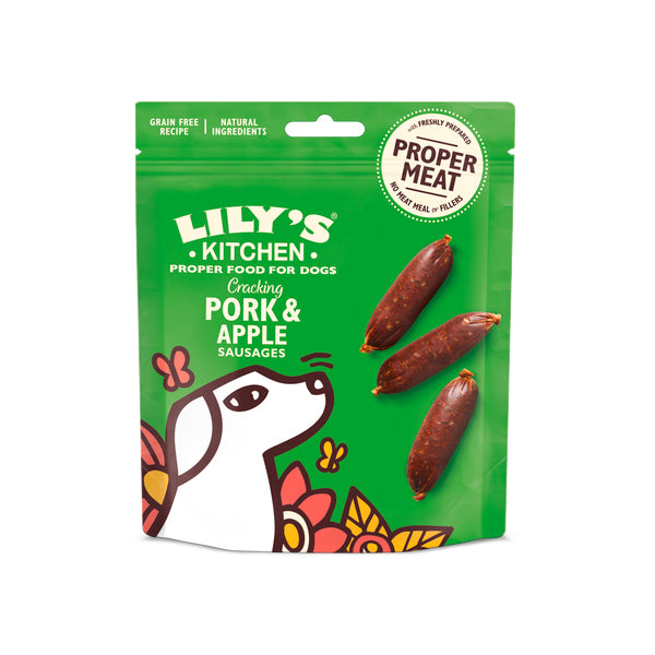Lily's Kitchen Dog Pork & Apple Sausage - Underdog Pets