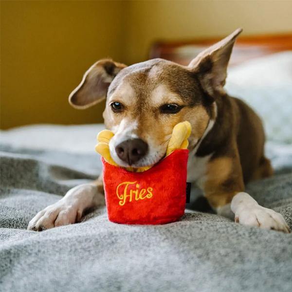 Fries Plush & Squeaky Dog Toy - Underdog Pets
