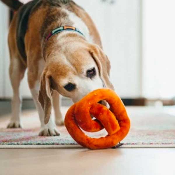 Pretzel Plush Dog Toy - Underdog Pets
