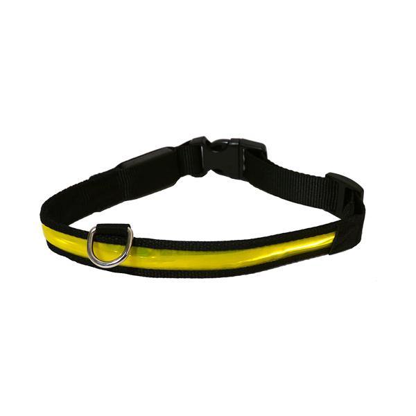 Rosewood Yellow Flashing Dog Collar - Underdog Pets