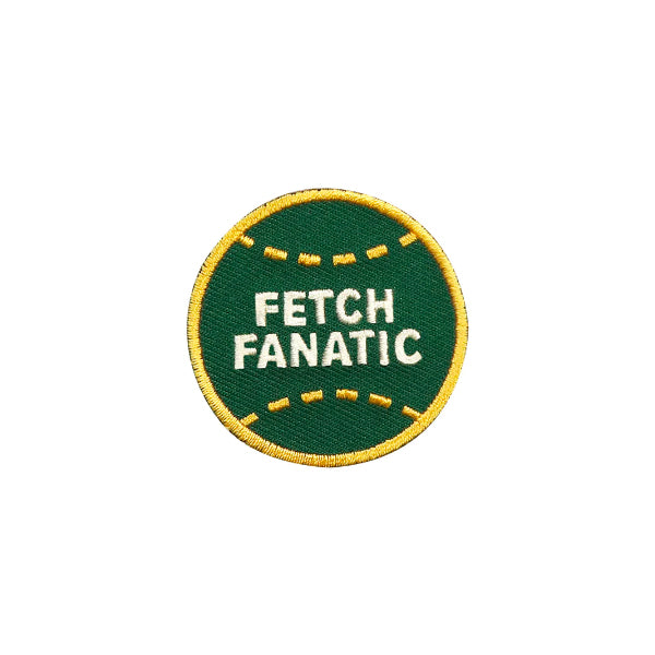 Scout's Honour Fetch Fanatic iron-on patch for dogs - Underdog Pets
