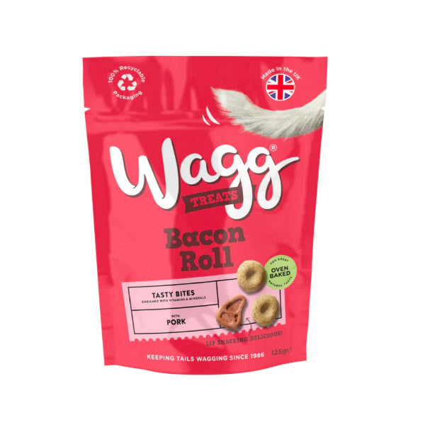 Wagg Bacon Roll Dog Treats - Underdog Pets